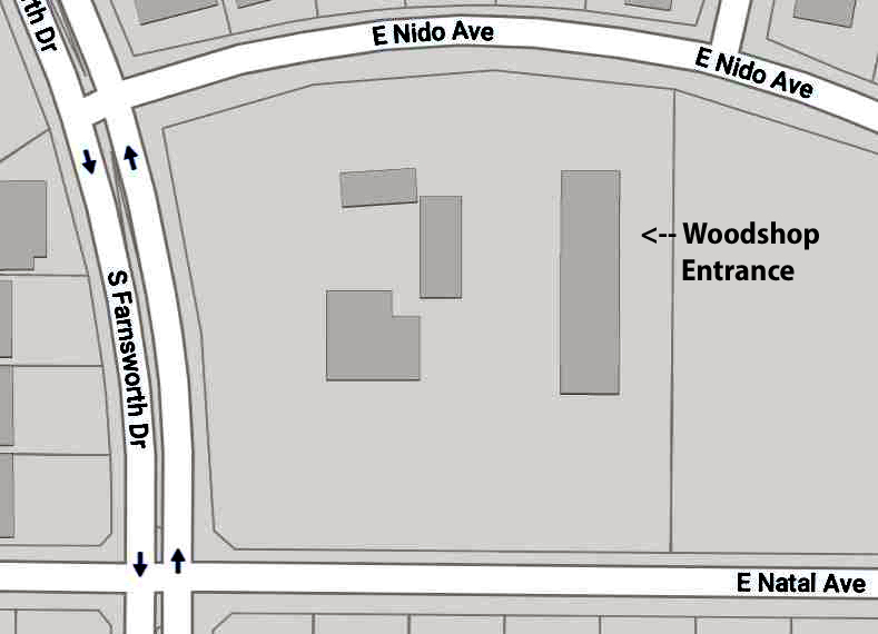 Woodshop Location Map